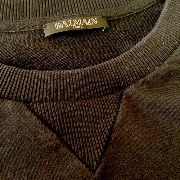 Balmain Black and Red/Pink Coin Logo Sweatshirt - Picture 10 of 10